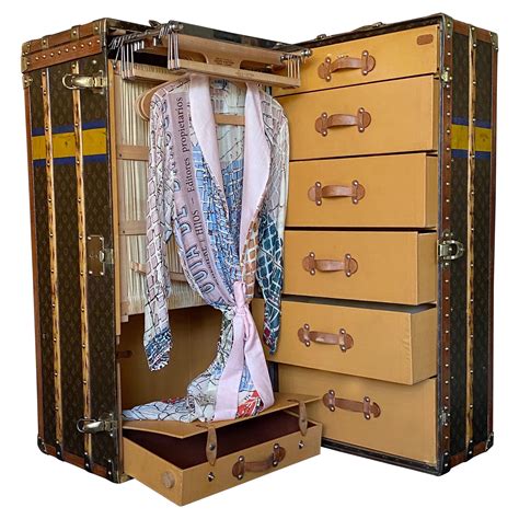 louis vuitton car trunk|Louis Vuitton wardrobe trunk.